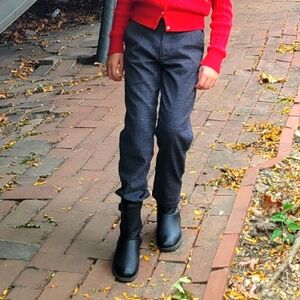 Girls' Zara Grey Blue Trousers, size 9